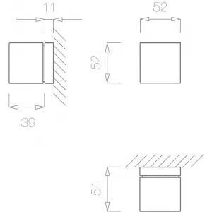 Ручка кноб Tupai 2734Q-142 никель